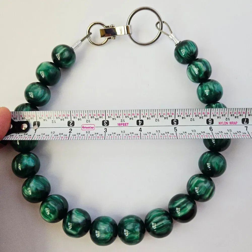 Handmade dark green